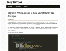 Tablet Screenshot of barrymorrison.com